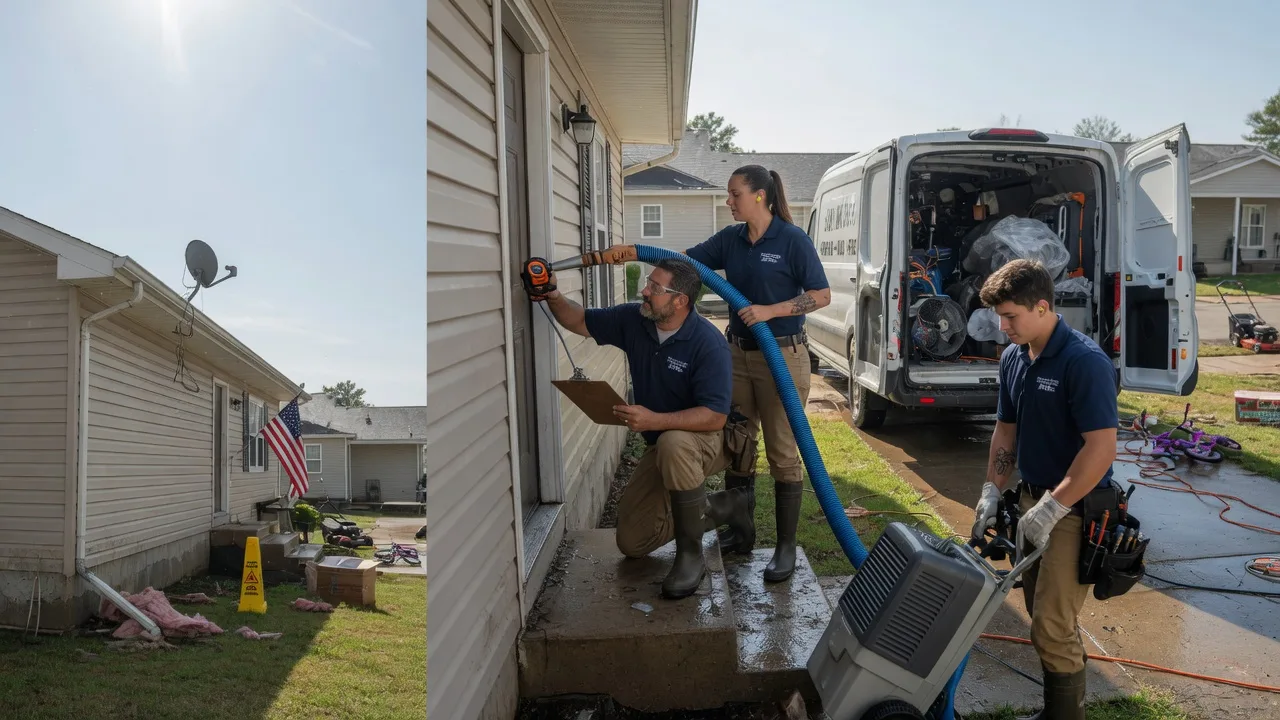 Ceiling Water Damage Restoration in North Star, OH near me